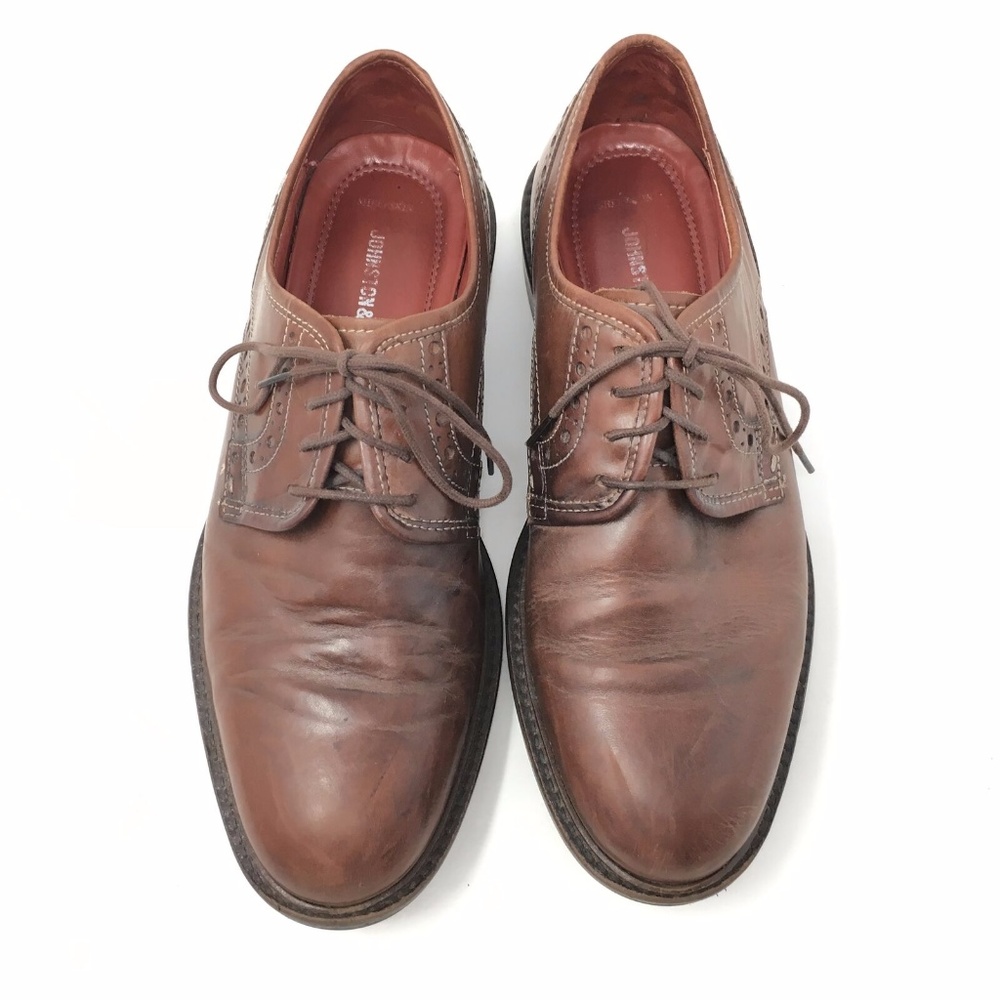 Men's Johnston Murphy Conard Oxfords Dress Sz 8.5m - image 2